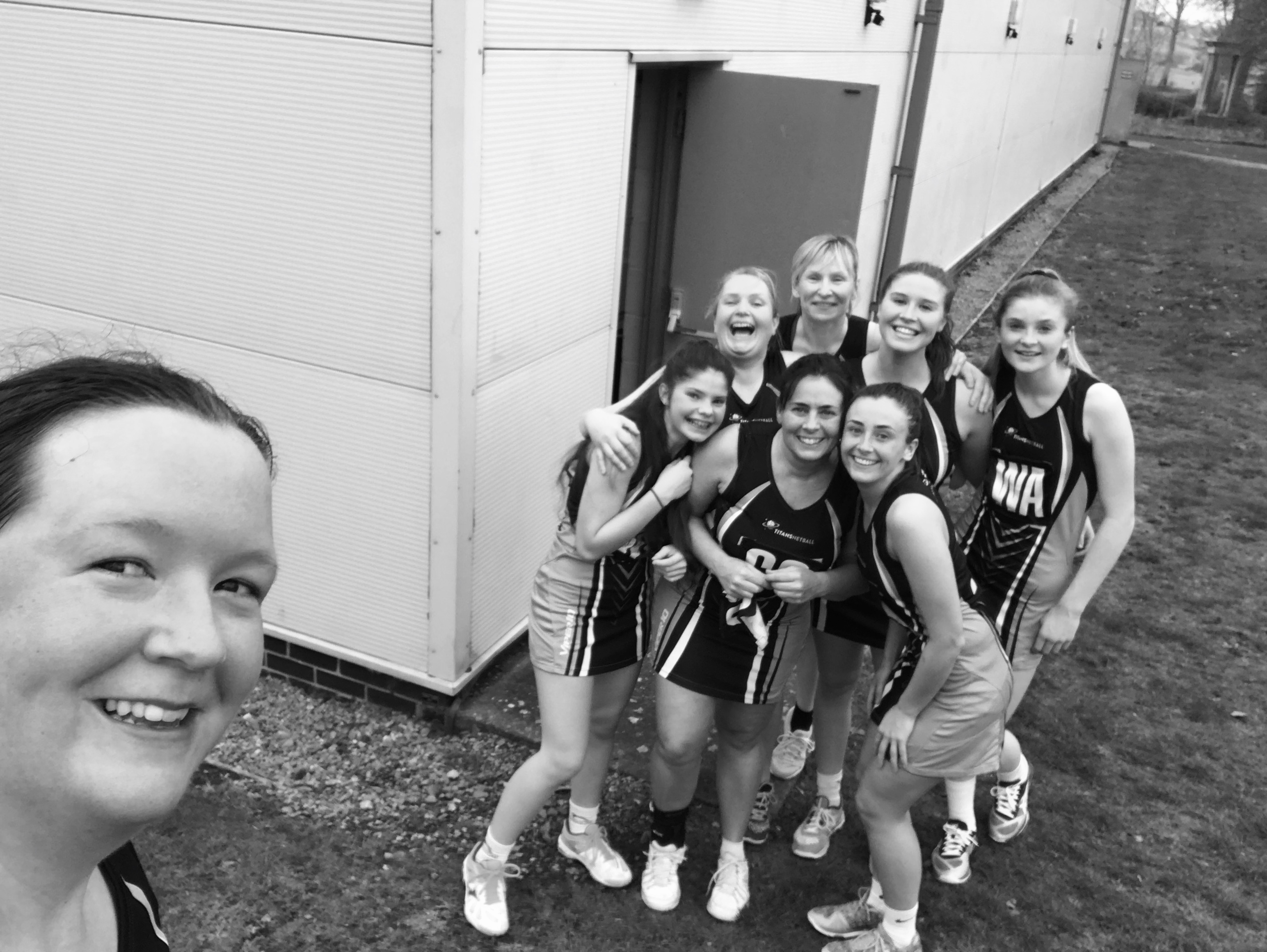 Team Thunder celebrating their fine win 