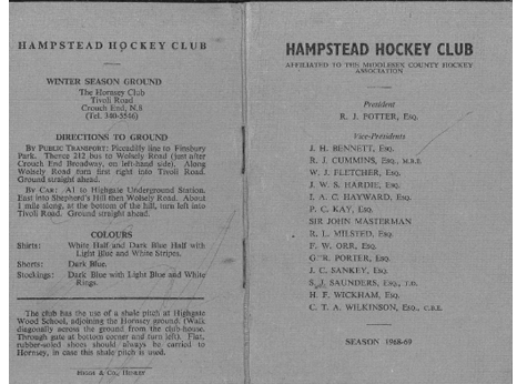 1968 Fixture Card