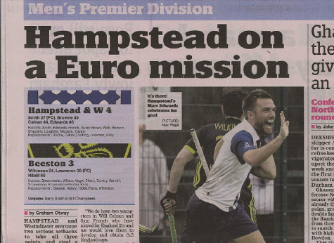 2017 The Hockey Paper 13 22.2.17 Beeston