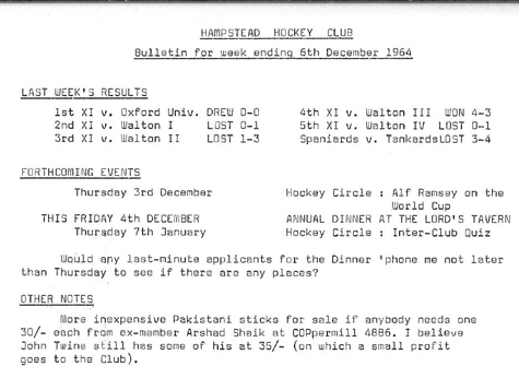 1964 CG Bulletin 6.12.64