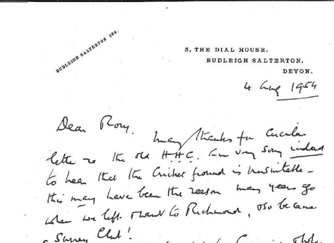 1954 J H Bennett Response to Appeal