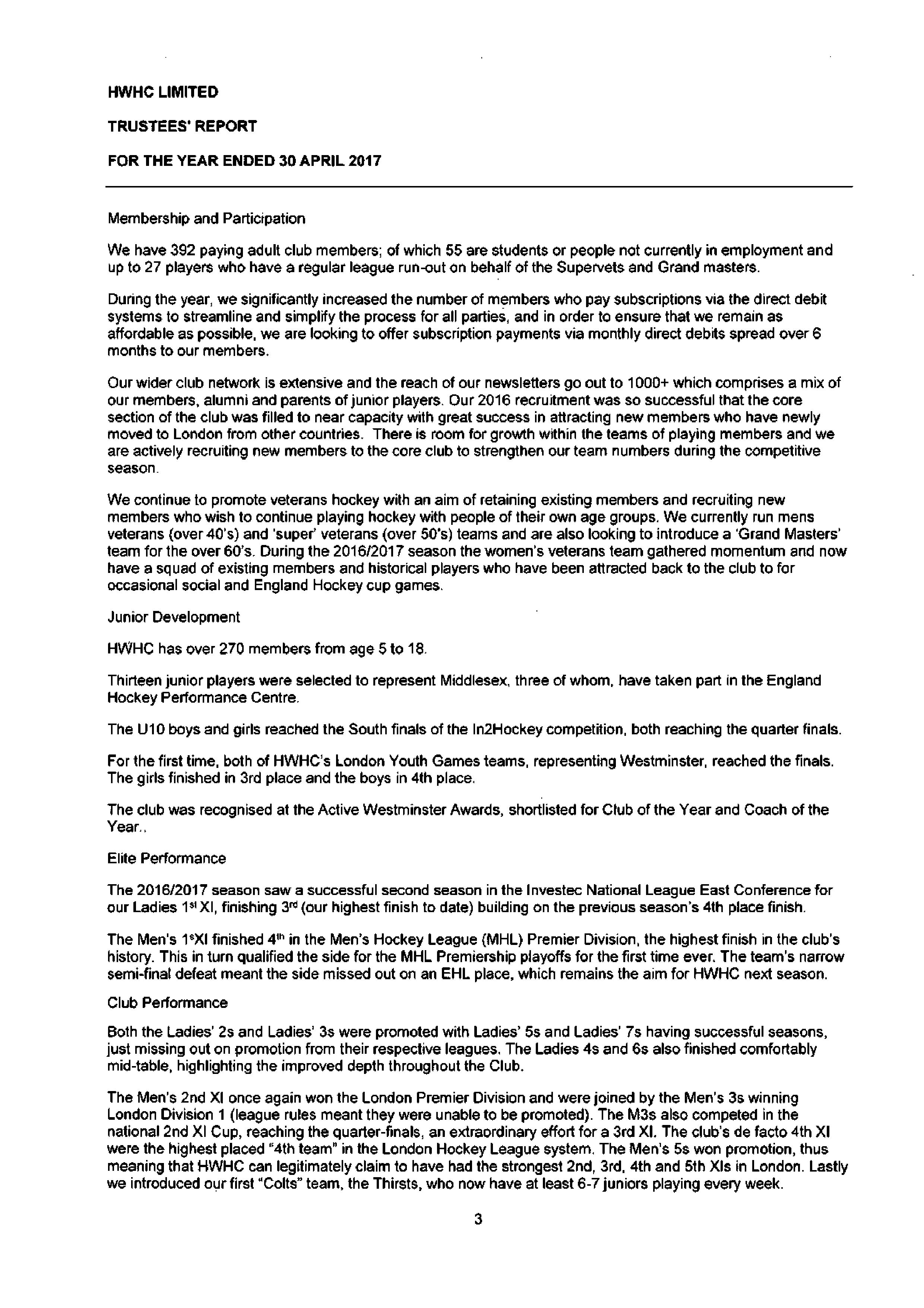 2017 Annual Report & Accounts 30.4.17