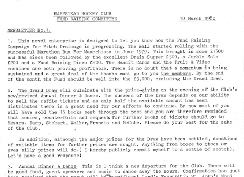 1980 Fund Raising News 10.3.80