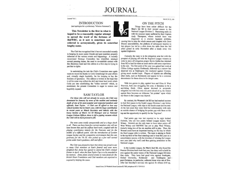 1996 Journal 01 13th March 96