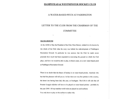 1998 July Chairman Letter PRG