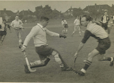 1956 West Herts v Hampstead action photograph 2 J L Matthews Lane