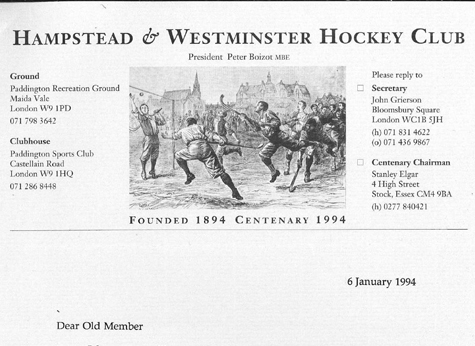 1994 Headed Paper