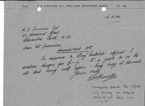 1954 SH Shoveller Response to appeal
