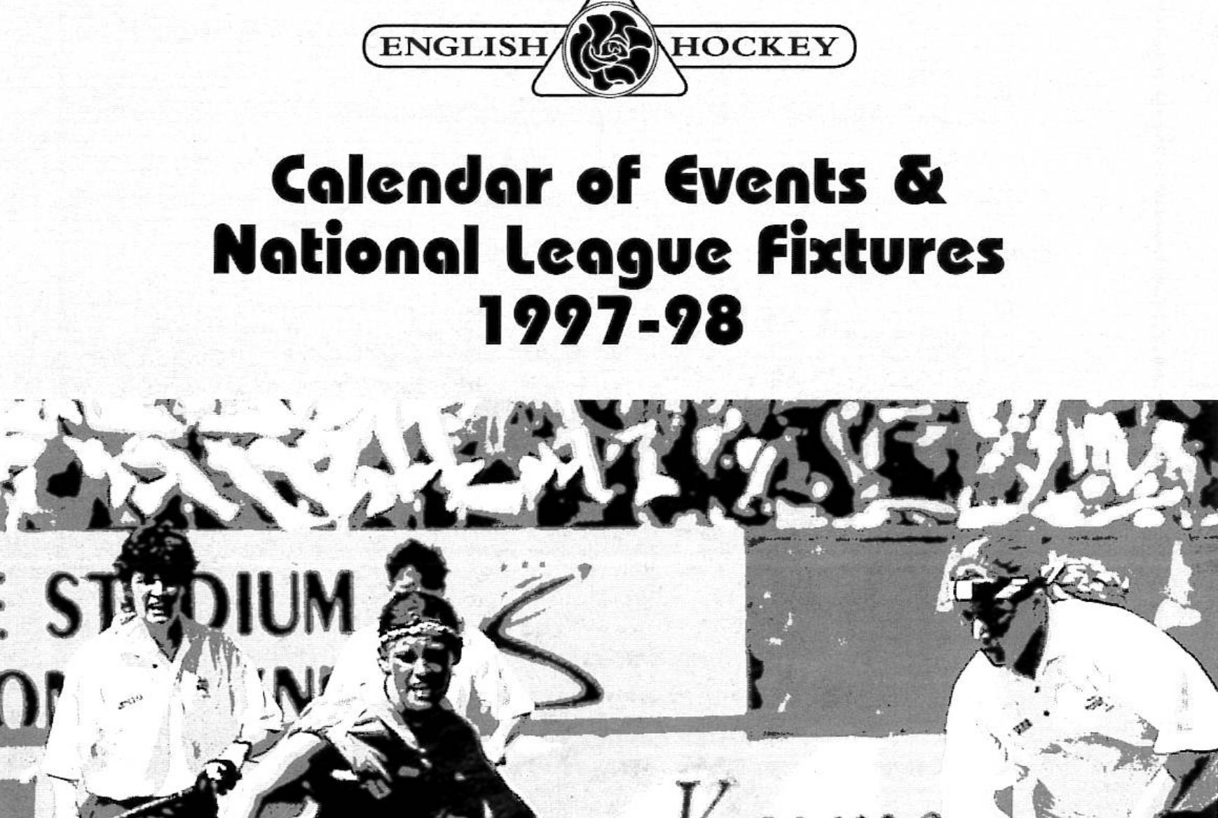 1997 England Hockey Calendar of Events