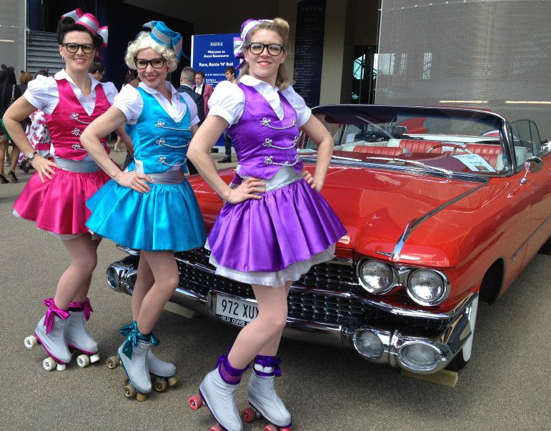 1950's Roller Skaters - Street Performer 