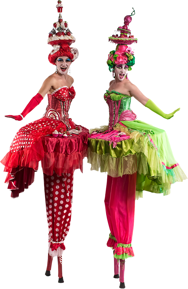 The Cake Ladies - Stilt Walkers