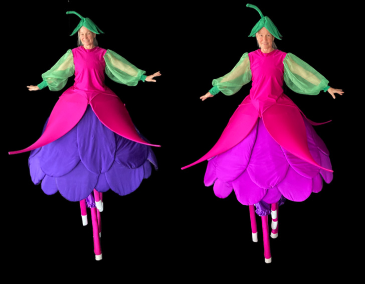 New Flower Themed Stilt Act for Summer Events — photo 1