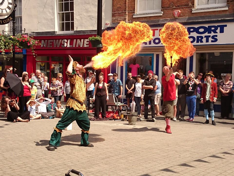 Street Fire Performer