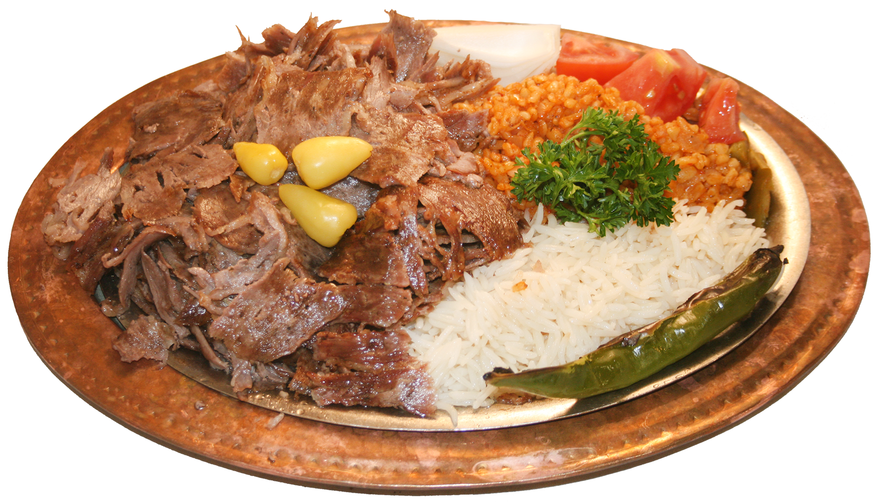 Doner platter with rice