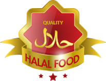 Quality halal food seal