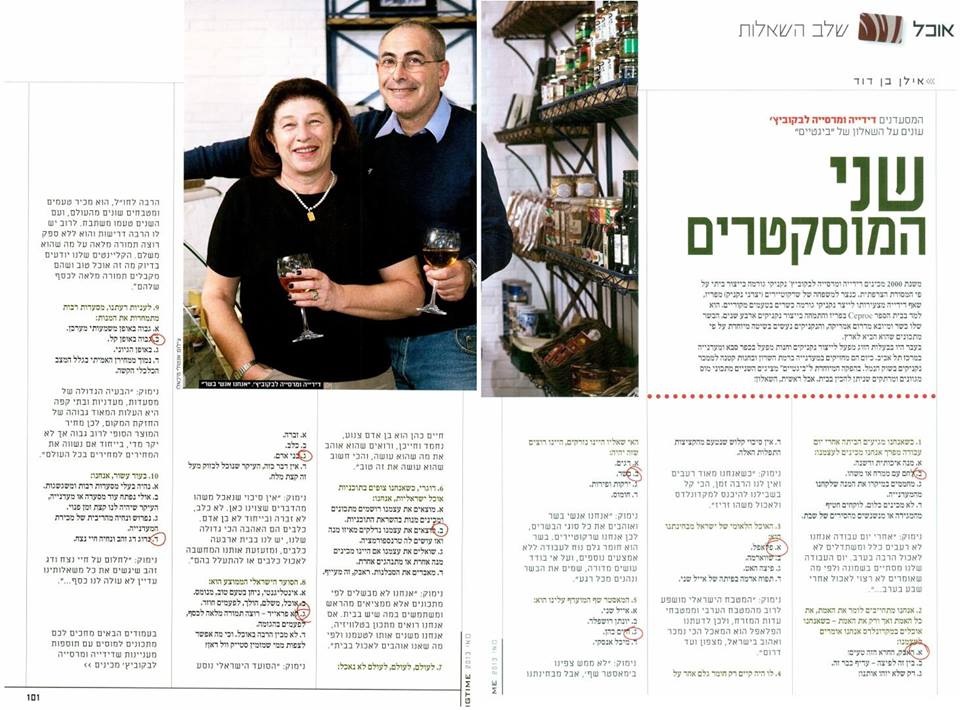 כתבה: שני המוסקטרים - דידיה ומרסיה לבקוביץ