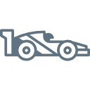 Racing car icon