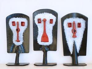 Drie tronies - Three mugs