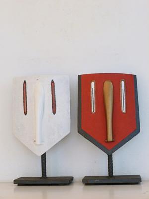 Tweeling, wit-rood -  Twins, white-rood