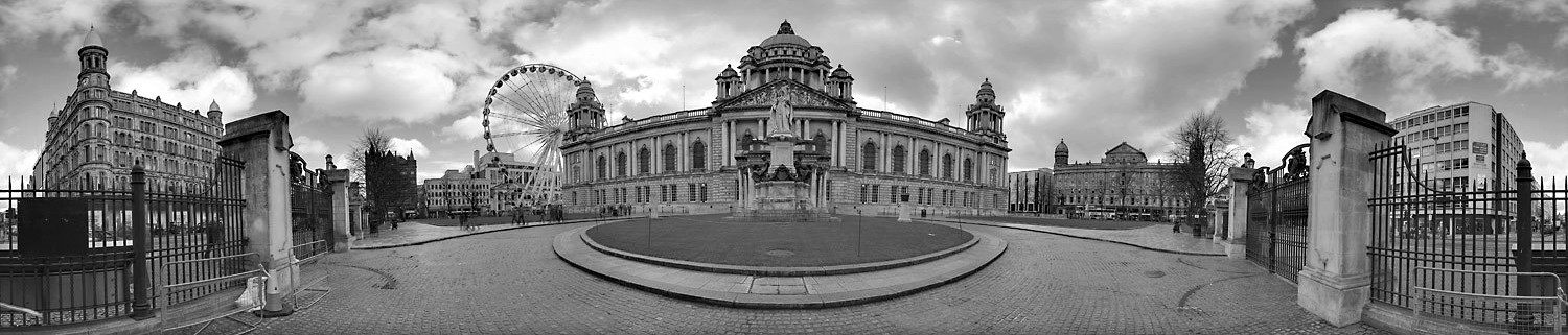 Belfast City Hall panorama