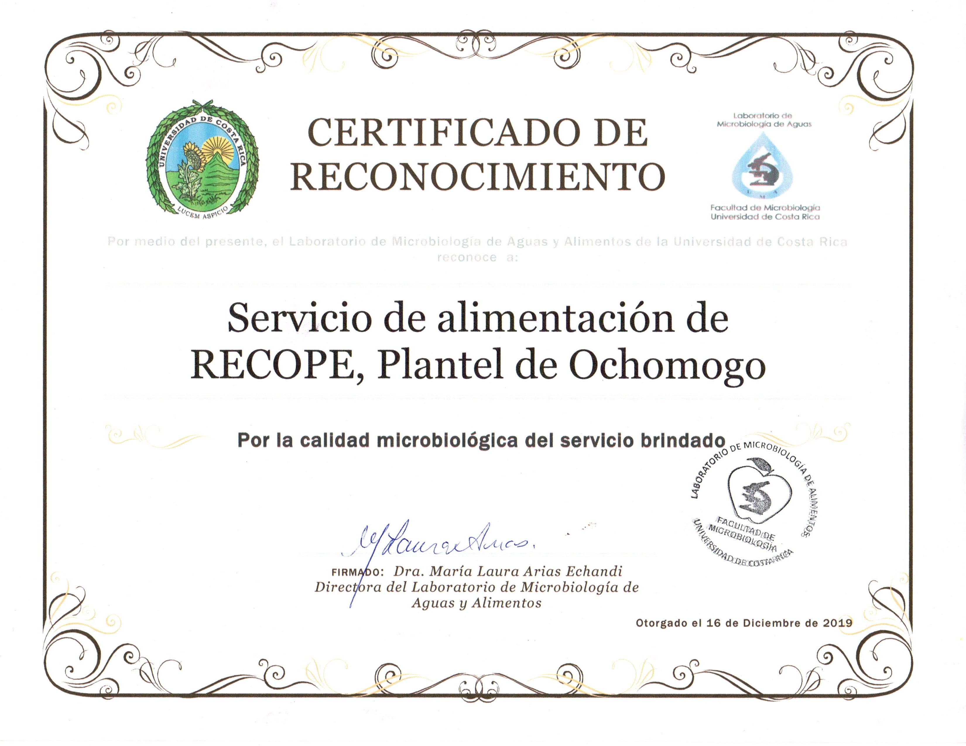 Certificado