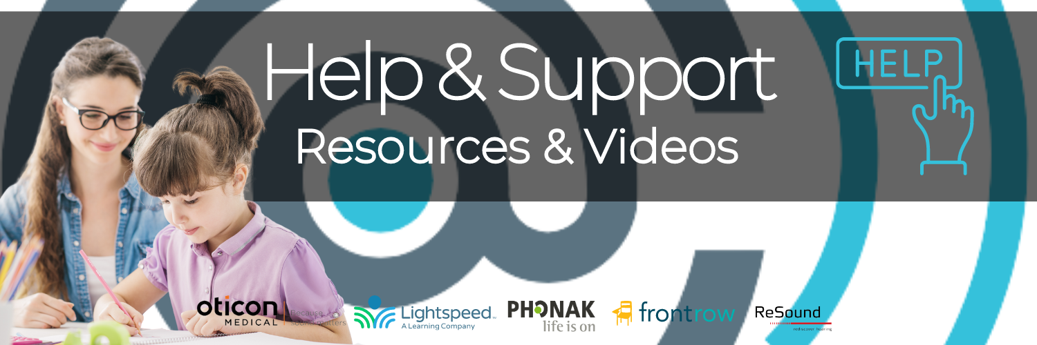 SUPPORT FOR CLASSROOM AMPLIFICATION