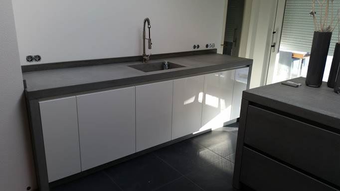 Keukens van FMM-terrazzo & beton 1