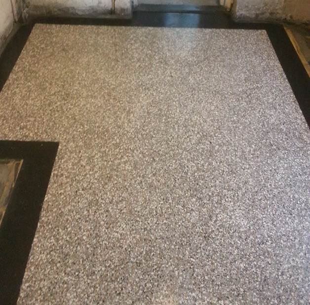Terrazzo vloeren met mozaïek werk 13