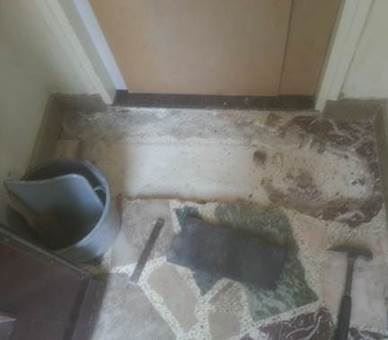 Terrazzo vloeren met mozaïek werk 12