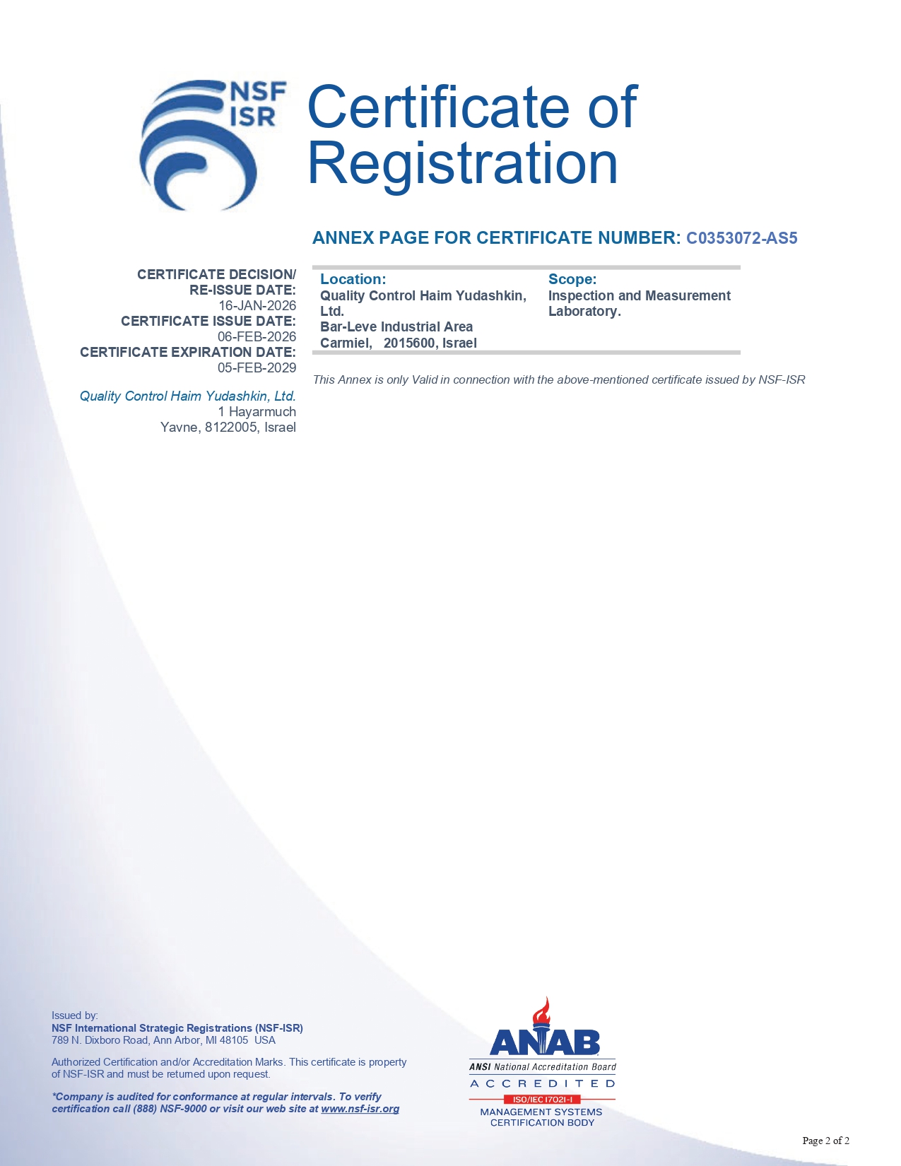 Certificate 2