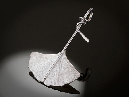 Ginkgo Leaf Pendant