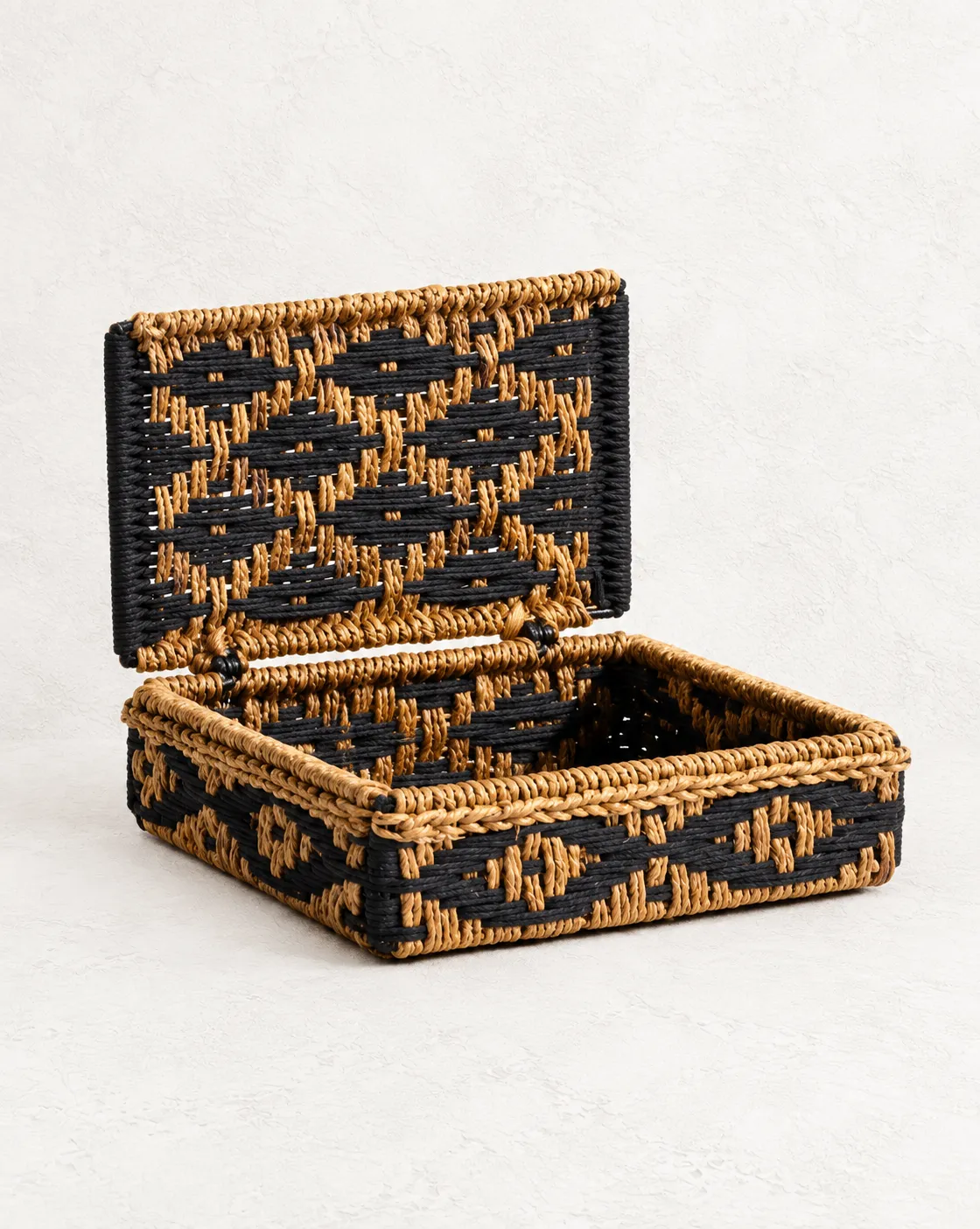 Woven Rattan Decorative Storage Box