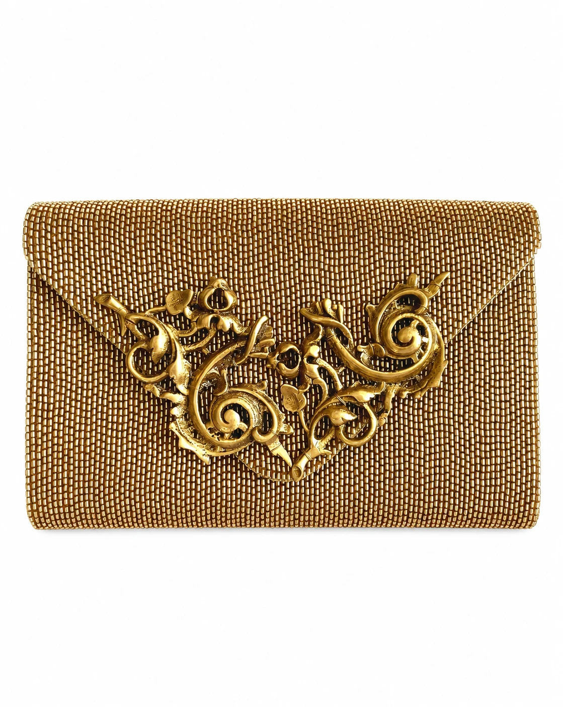 THE BEADED BAROQUE CLUTCH