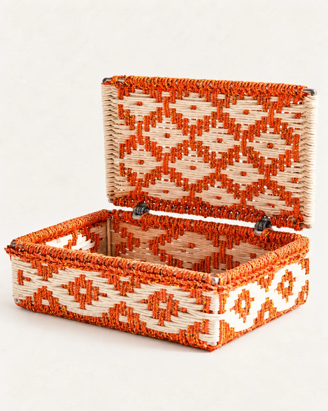 Woven Straw Decorative Storage Box