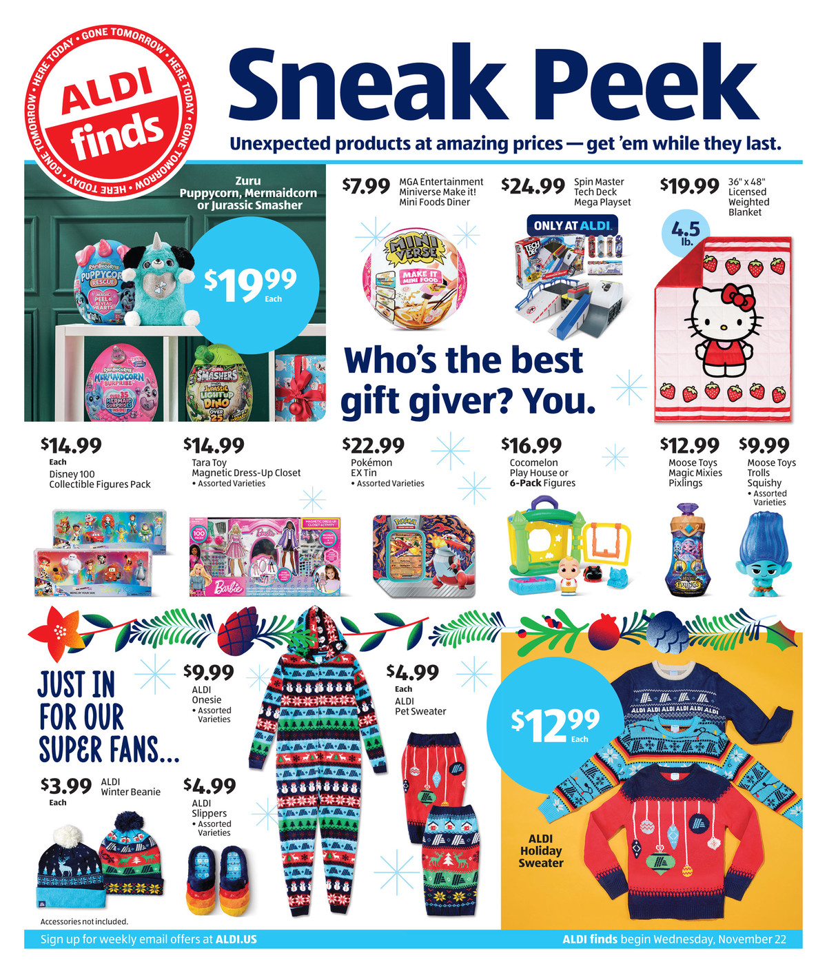 22.11.2023 Aldi ad 1. page