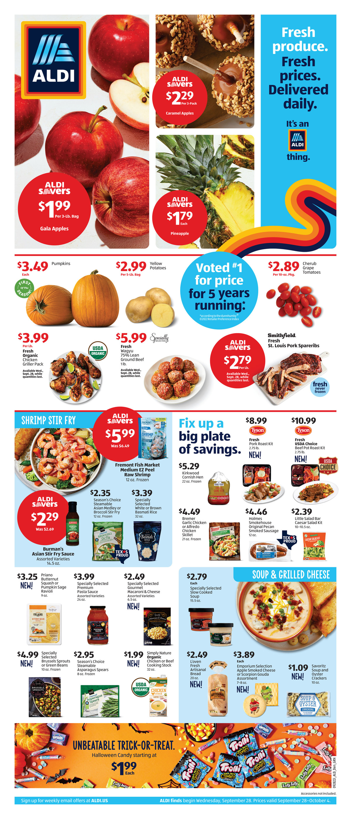 28.09.2022 Aldi ad 1. page