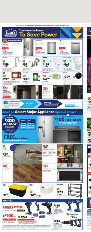 14.09.2023 Lowes ad 1. page