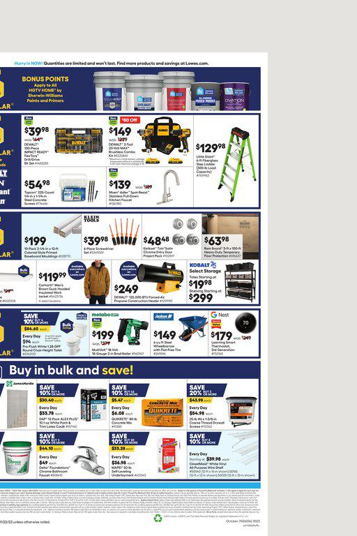 26.10.2023 Lowes ad 2. page