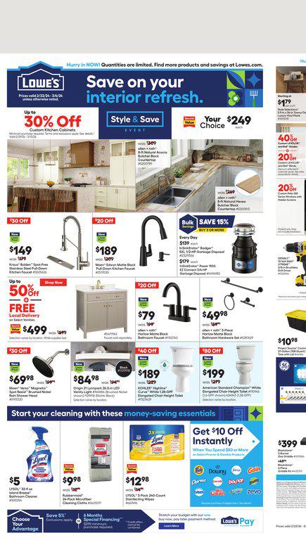 22.02.2024 Lowes ad 1. page