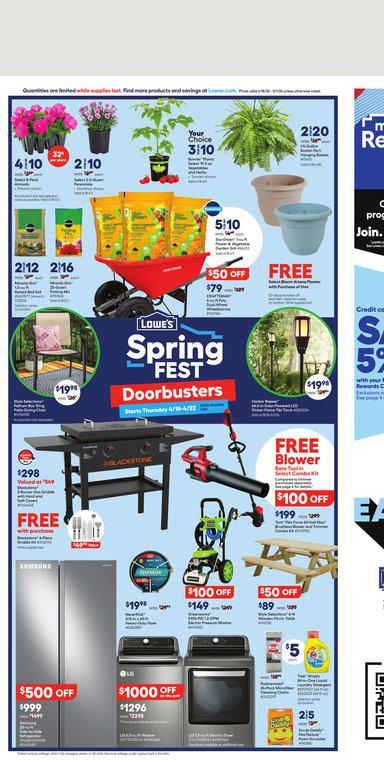 18.04.2024 Lowes ad 1. page