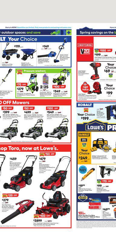 18.04.2024 Lowes ad 5. page