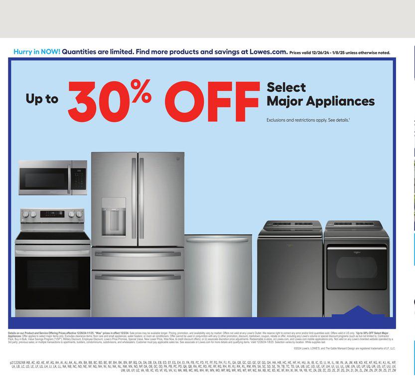 26.12.2024 Lowes ad 2. page