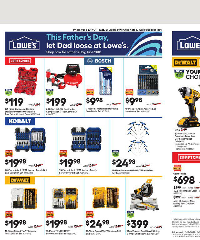 17.06.2021 Lowes ad 1. page