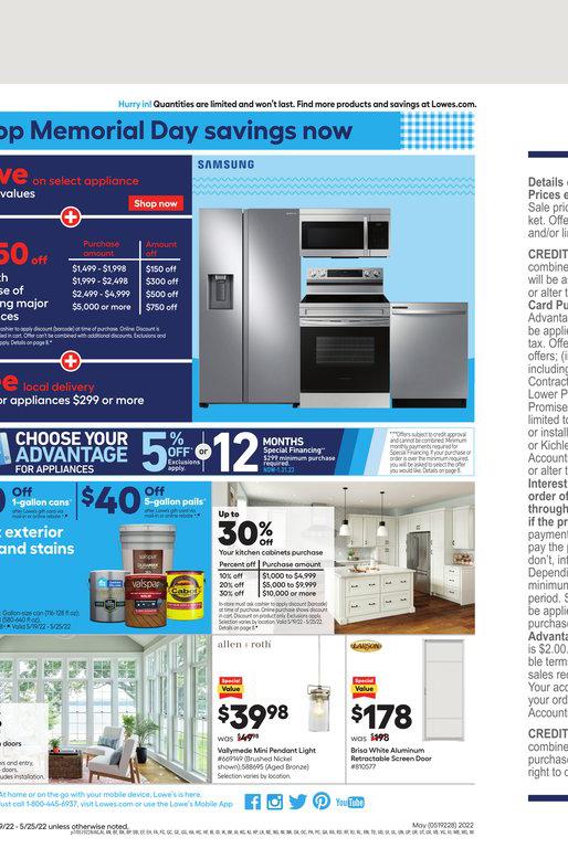 19.05.2022 Lowes ad 7. page