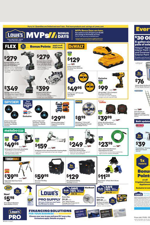 11.07.2022 Lowes ad 1. page