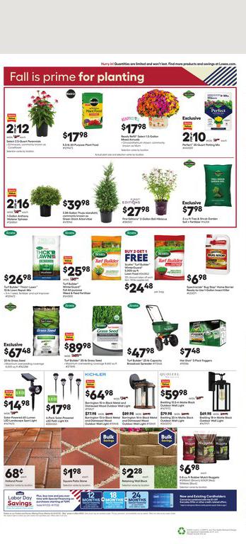 01.09.2022 Lowes ad 2. page