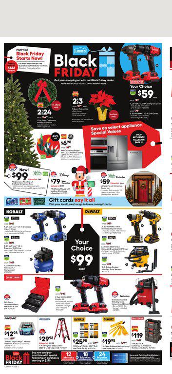 24.11.2022 Lowes ad 1. page