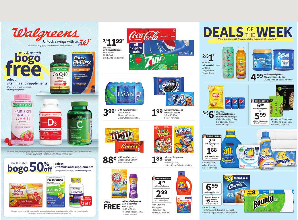 20.06.2021 Walgreens ad 1. page