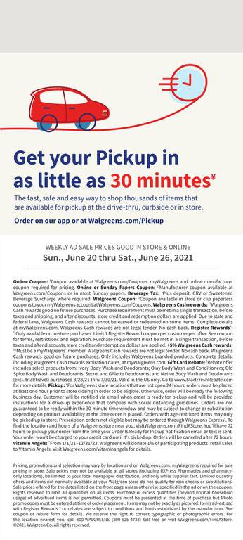 20.06.2021 Walgreens ad 20. page