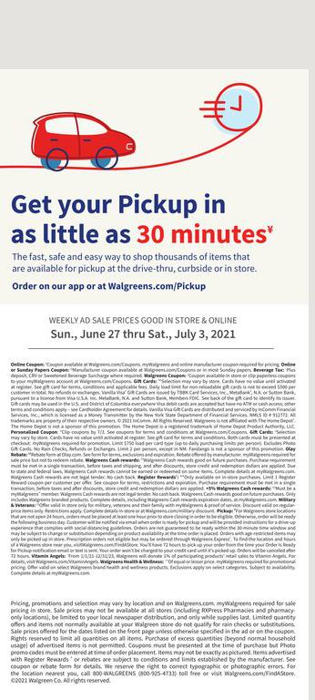 27.06.2021 Walgreens ad 19. page